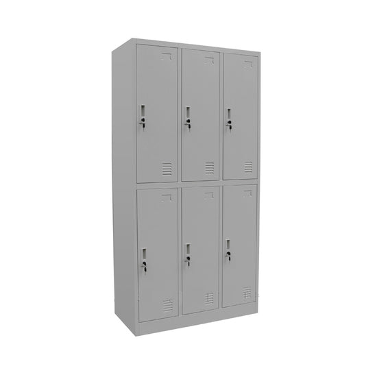 Detro 6-Door Steel Lockers - ContractWorld Furniture