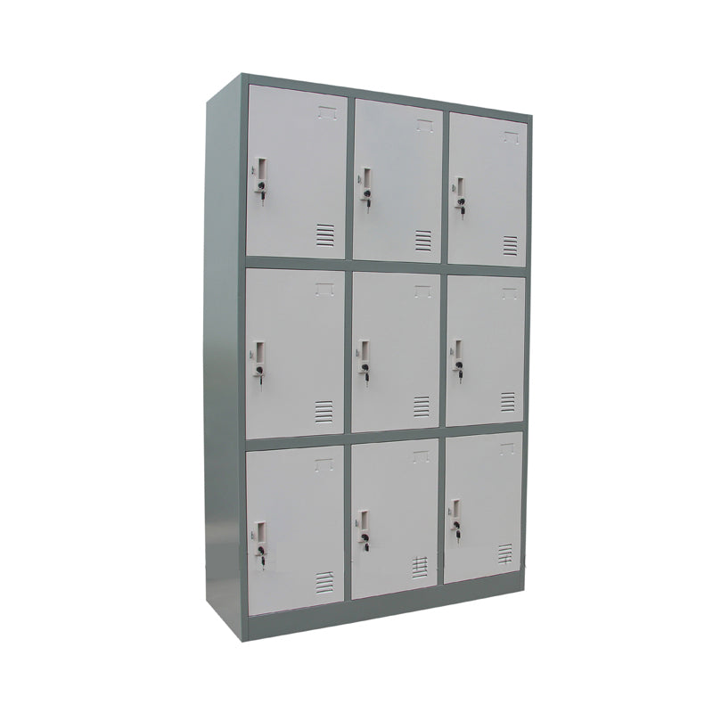 Detro 9-Door Steel Lockers - ContractWorld Furniture
