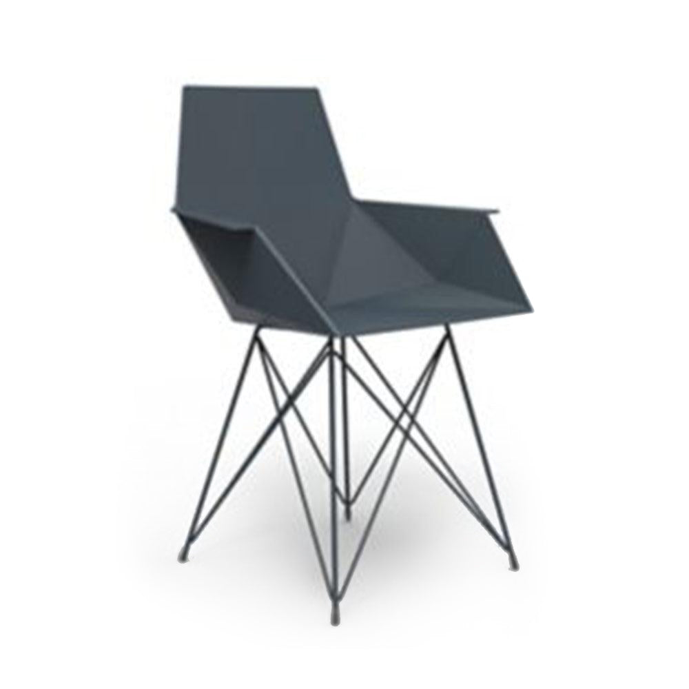 Vondom - Faz Armchair with Stainless Steel Base - ContractWorld Furniture